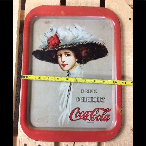 Coca-Cola Serving Tray Hamilton King,1909 Girl - Picture 8 of 8